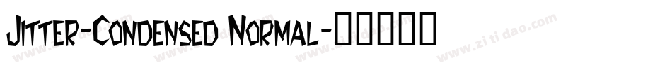 Jitter-Condensed Normal字体转换
